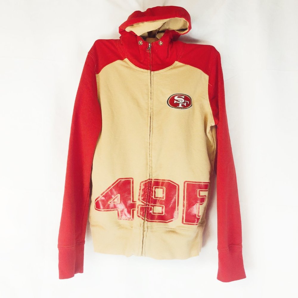 NFL SAN FRANCISCO 49ers Sweater Zip Small Women's